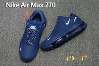 nike air max 270 chaussures de sport garcon basket blue